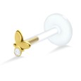 Butterfly on Stone Monroe Piercing LA-358